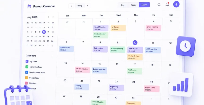 Manfaat Shared Project Calendar untuk Bisnis